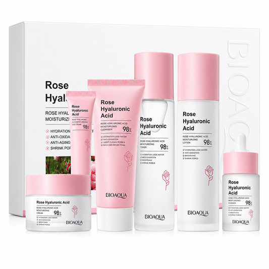 Kit Rosas + Ácido Hialurónico Bioaqua x6