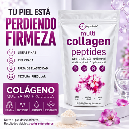 Multi Collagen Peptides Micro Ingredients 1LB