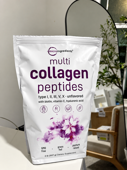 Multi Collagen Peptides Micro Ingredients 1LB
