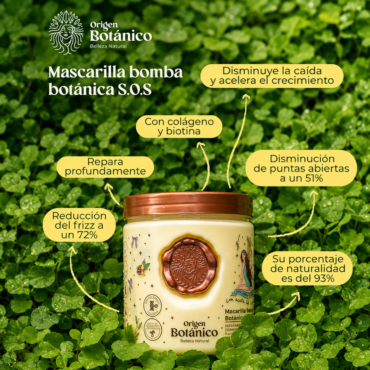 Mascarilla Bomba Botánica S.O.S Ritual Botánico 400ML
