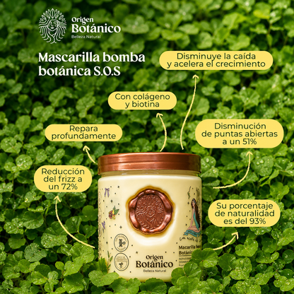 Mascarilla Bomba Botánica S.O.S Ritual Botánico 400ML