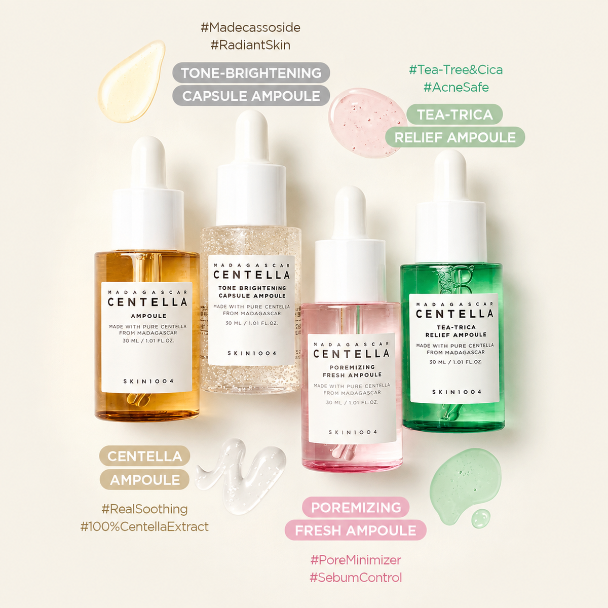 Kit Centella Madagascar Ampoule SKIN1004 30ML