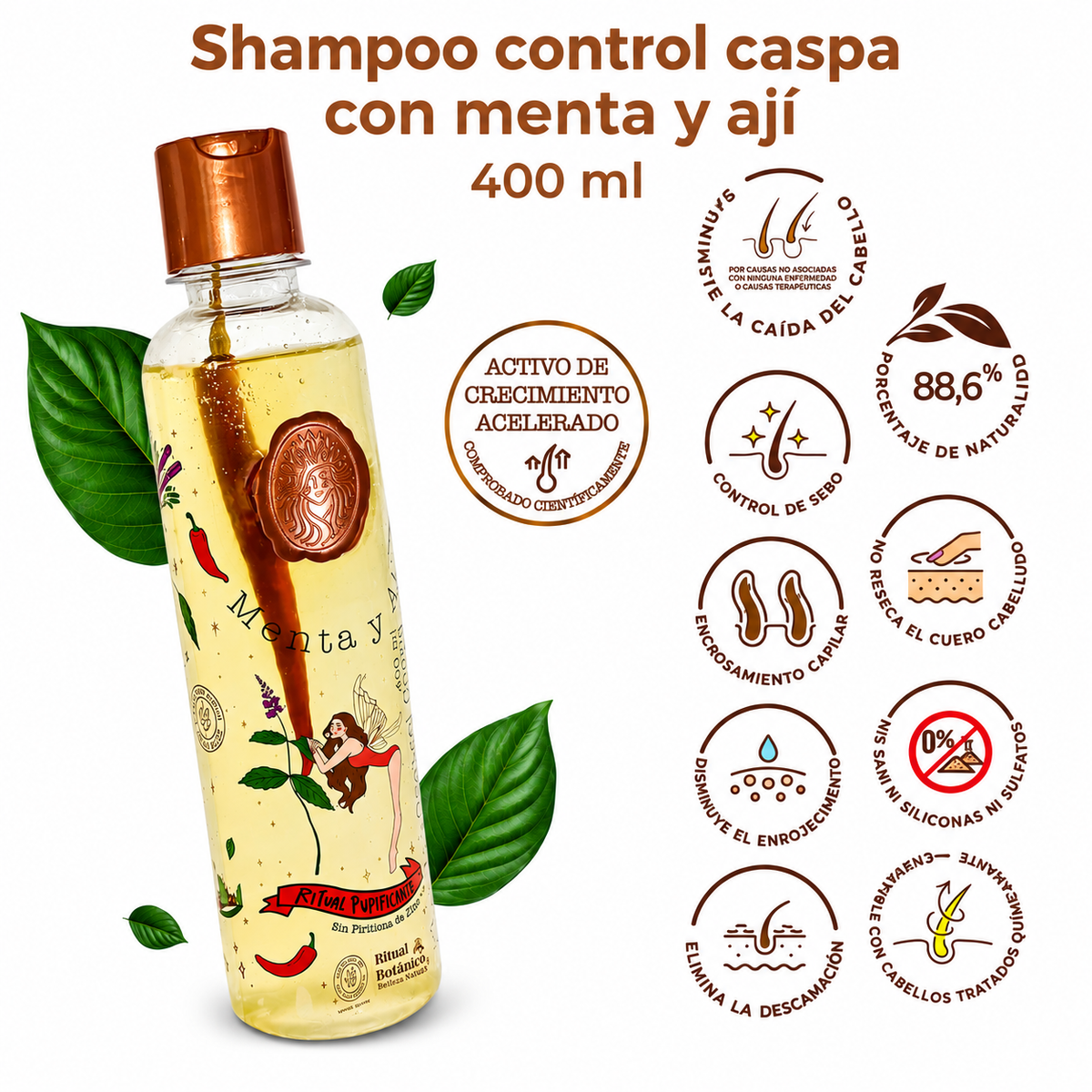 Shampoo Ají Ritual Botánico 400ML