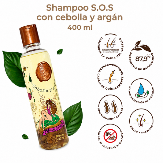 Shampoo Cebolla y Argán Ritual Botánico 400ML