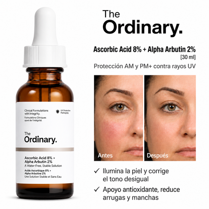 Ácido Ascórbico + Alpha Arbutin The Ordinary 30ML