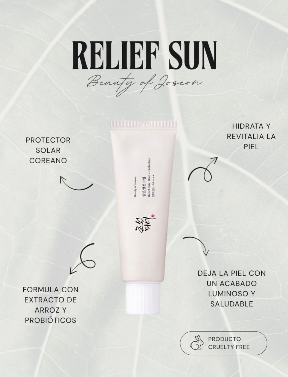 Bloqueador Solar en Crema Beauty of Joseon 50ML