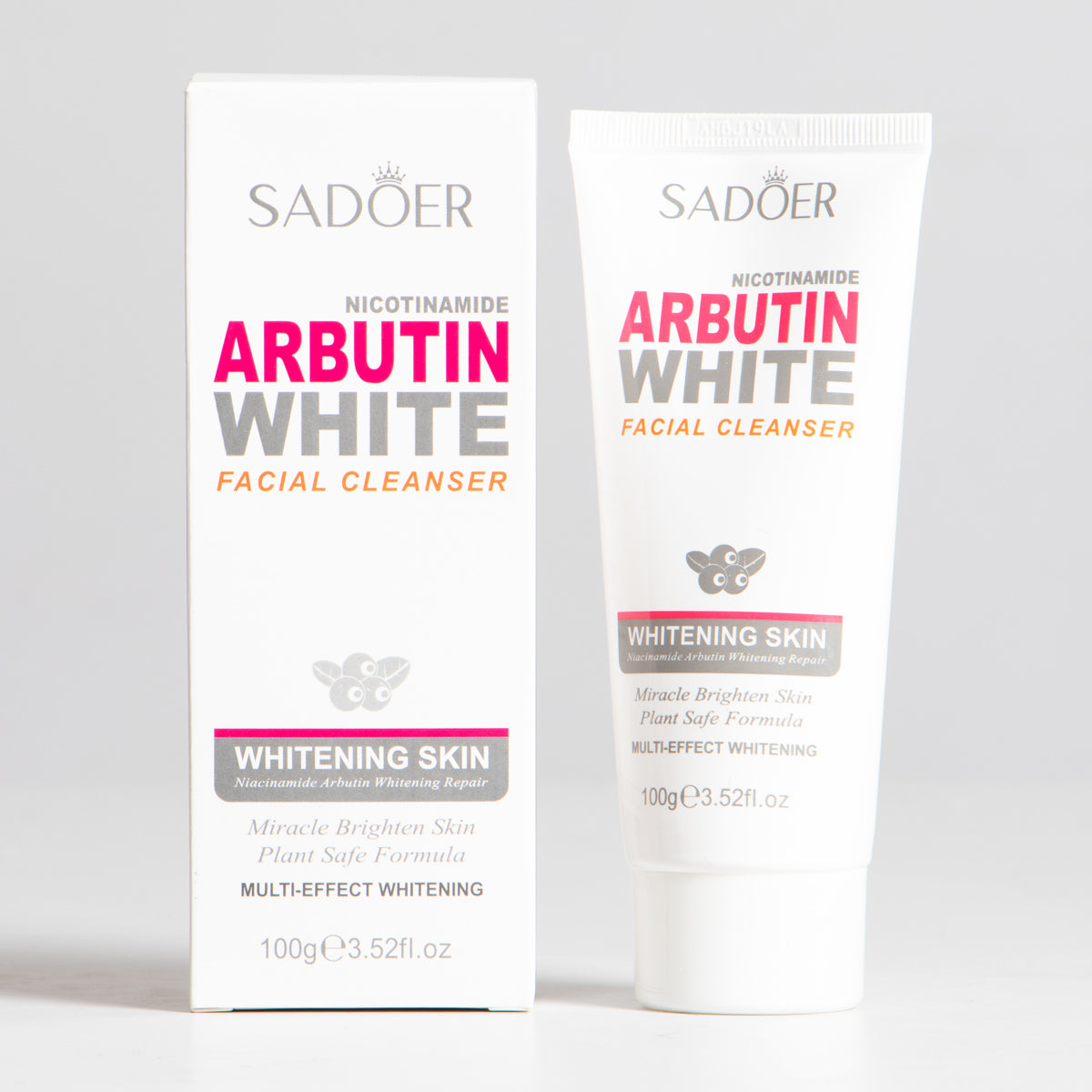 Arbutin White Jabón Facial Sadoer 100gr