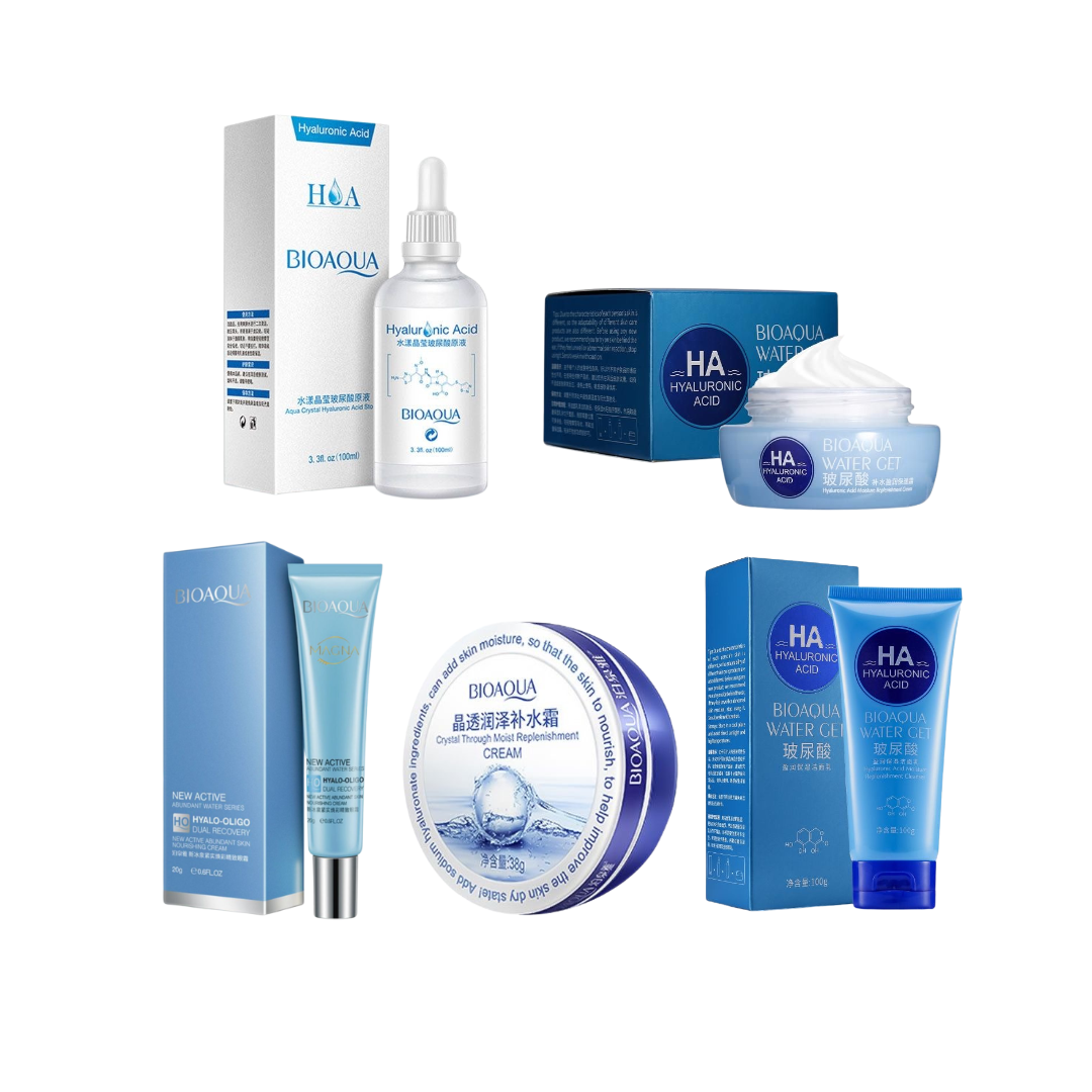Kit Ácido Hialurónico BioAqua X5