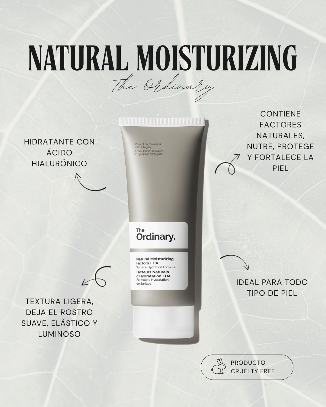 Crema Hidratante Natural Moisturizing The Ordinary 100ML