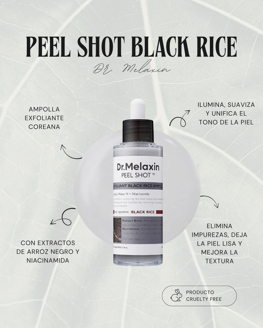 Peel Shot Black Rice Dr Melaxin 60ML