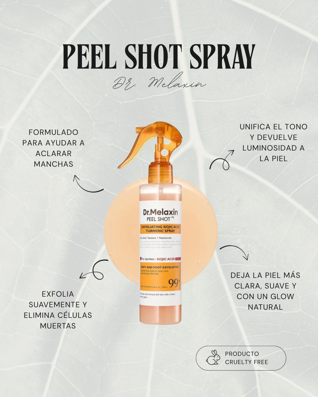 Peel Shot Spray Dr Melaxin 200ML